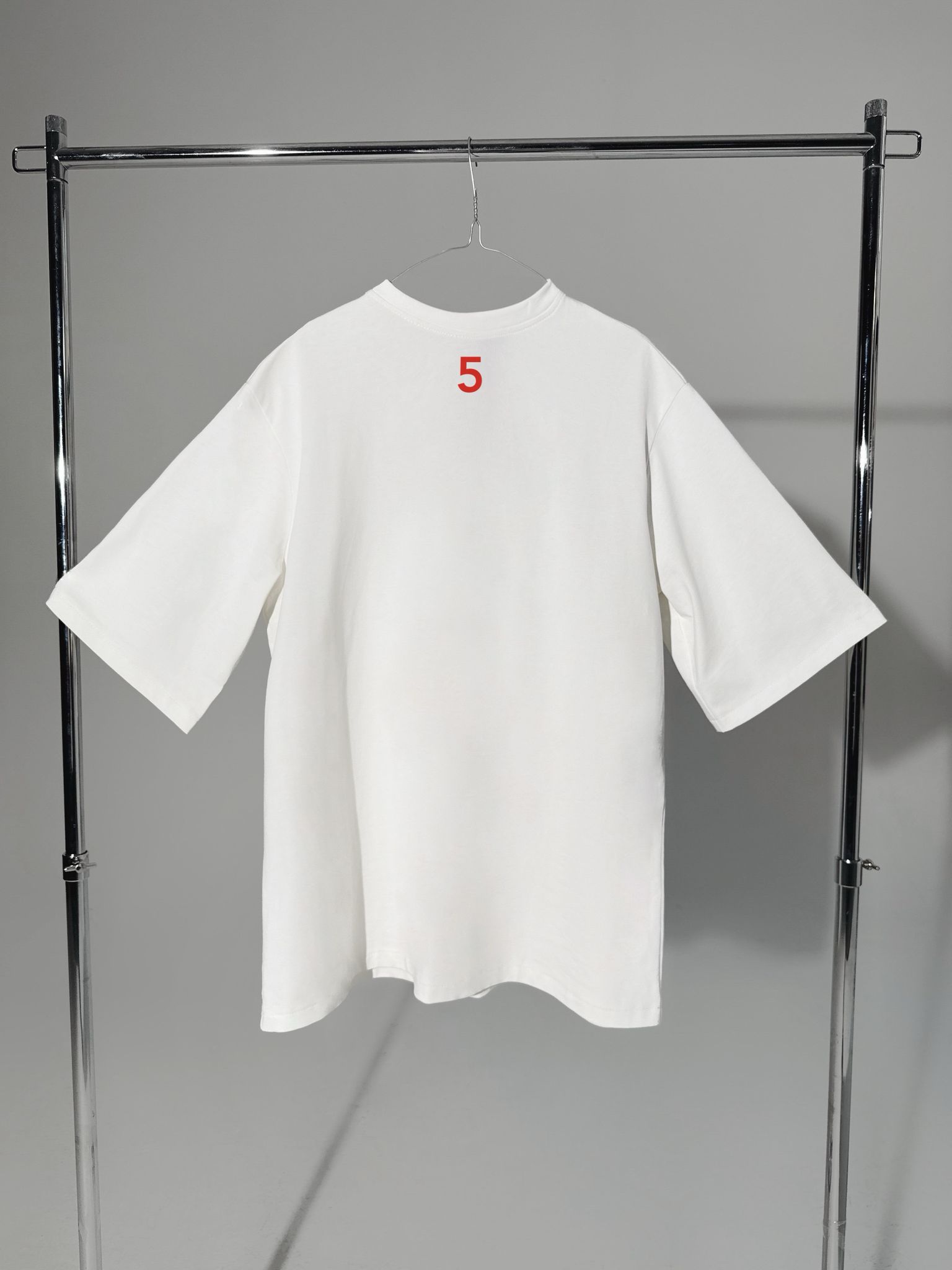 ESSENTIAL OVERSIZED T SHIRT EGGSHELL BACK