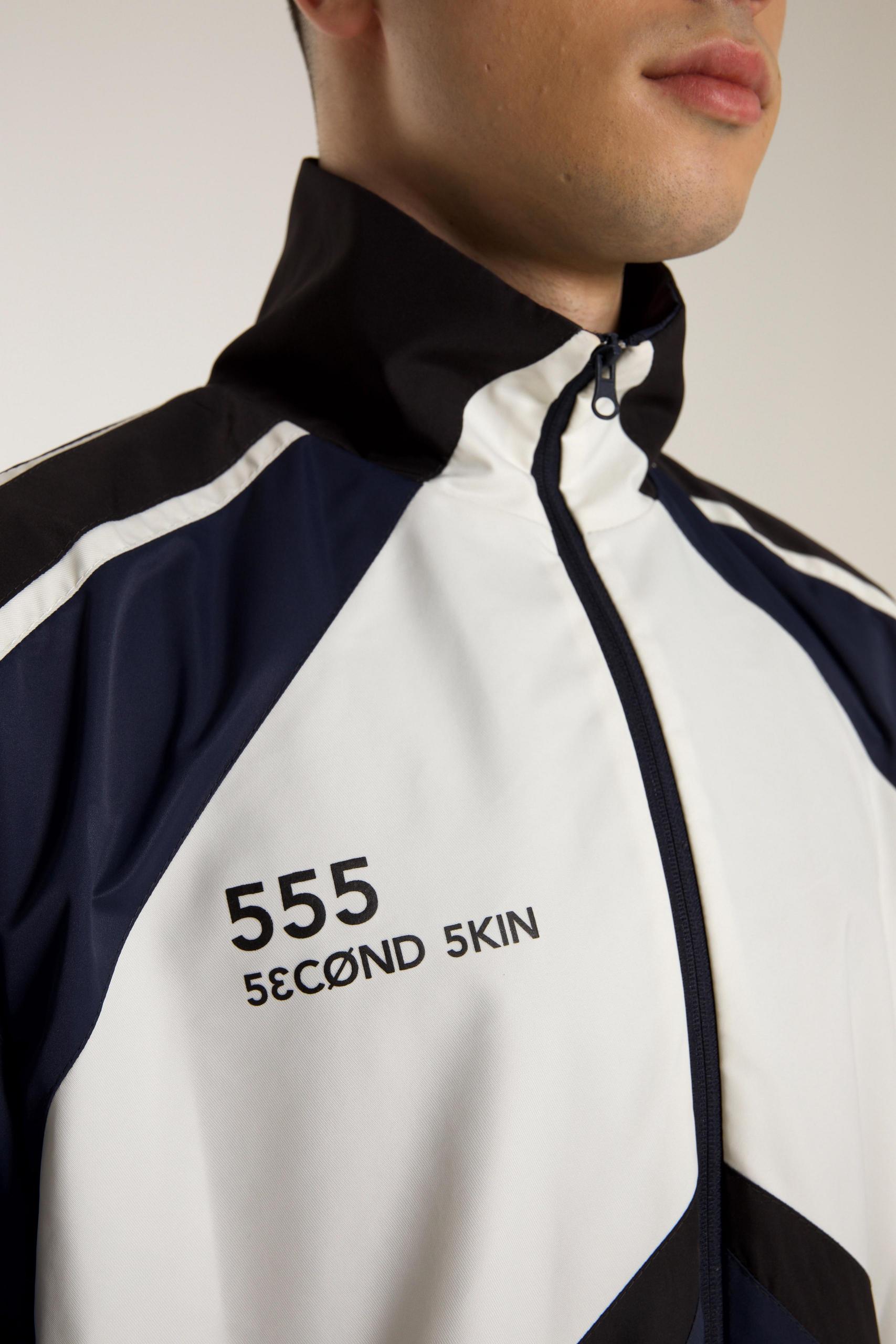 555 ESSENTIAL ZIP SWEATSUIT BLUE CLOSE MAN