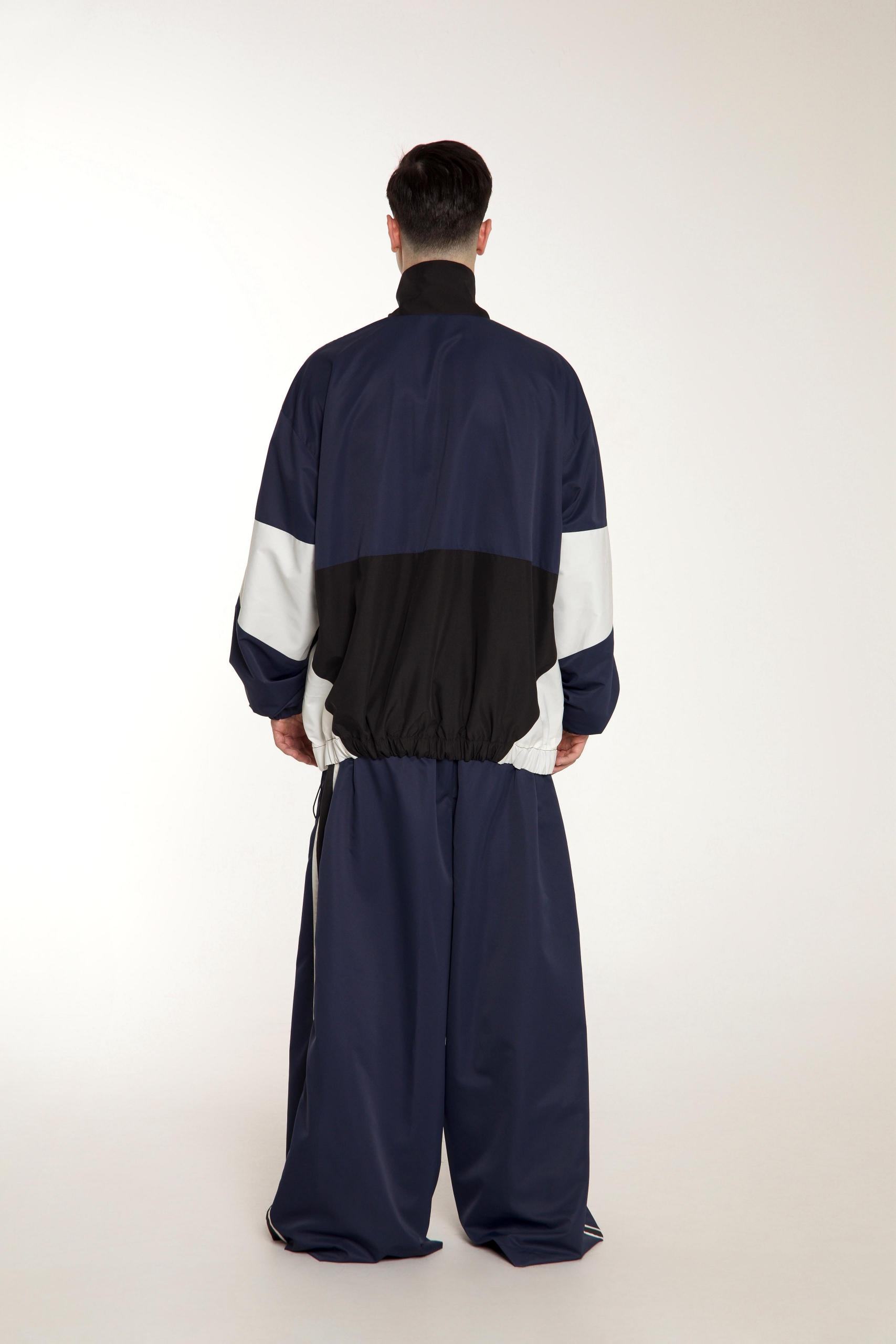 555 ESSENTIAL ZIP SWEATSUIT BLUE SET MAN BACK